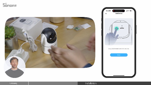 Amazon.com: SONOFF Indoor Security Camera 1080P, CAM-PT2 Pan Tilt